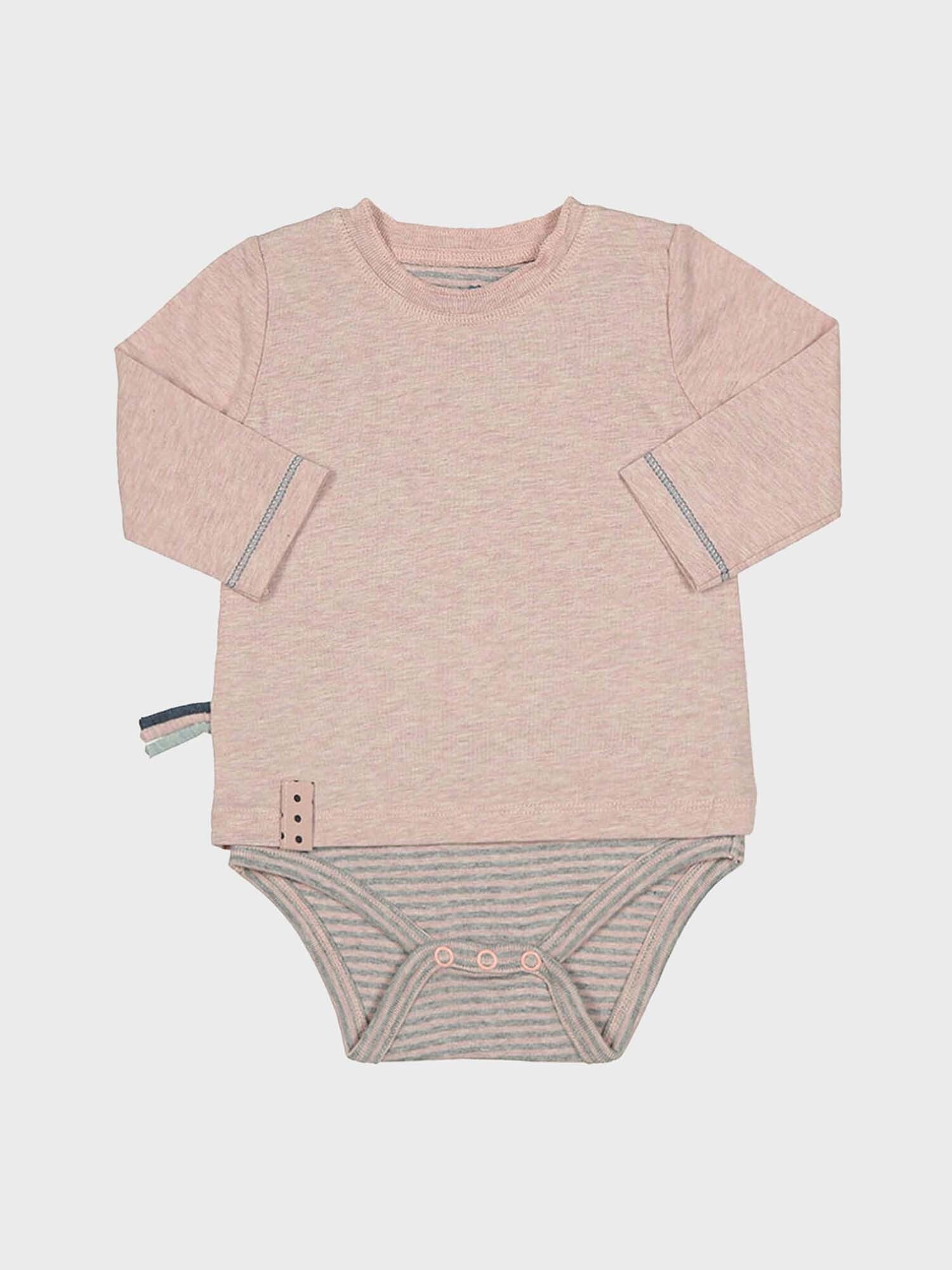 Shirtbody Baby Langarm-Bodyshirt aus Bio-Baumwolle
