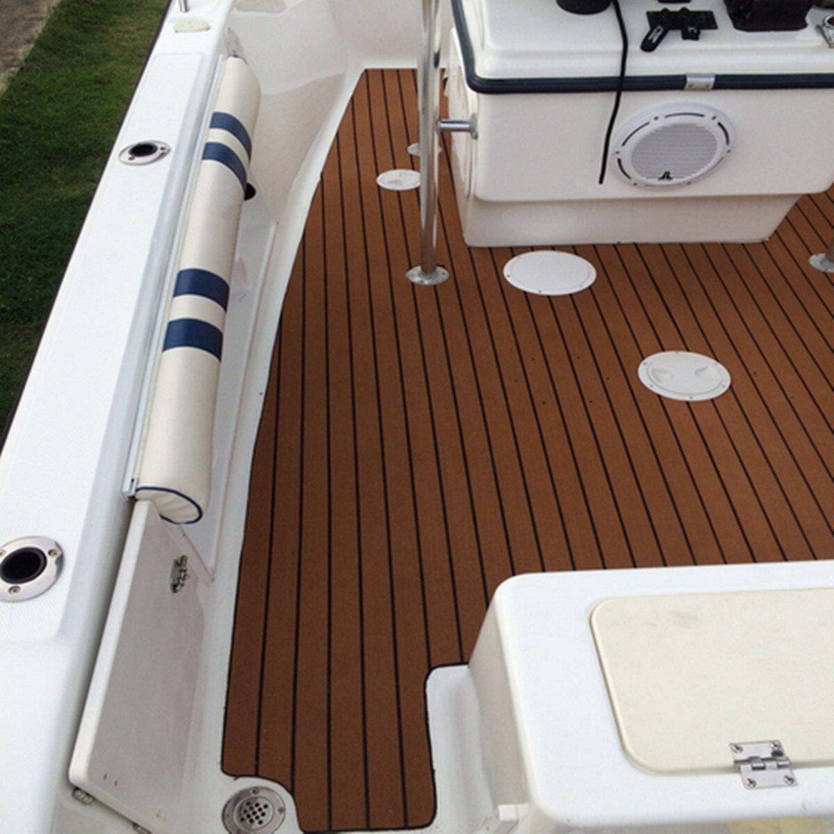 EVA Fußboden Boot 240x60cm 6mm Schaum ELUTO Yacht Bodenmatte, Selbstklebend