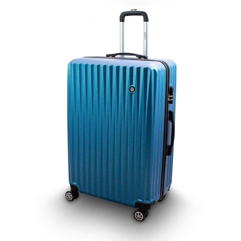 Barut Hartschalen-Trolley Barut Reisekoffer XL Modell General Blau, 4 Rollen