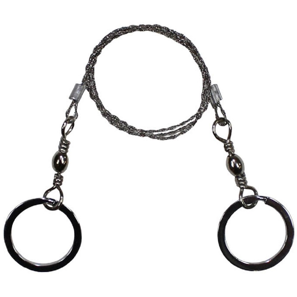 MFH Handsäge MFH Draht-Säge mit Ringen, stabil für Outdoor., Extra stabile Ausführung