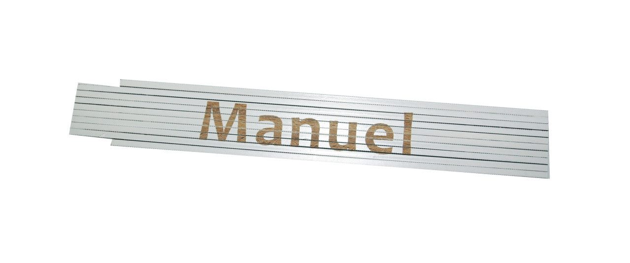 HEKA Zollstock Zollstock Manuel 2 m weiß