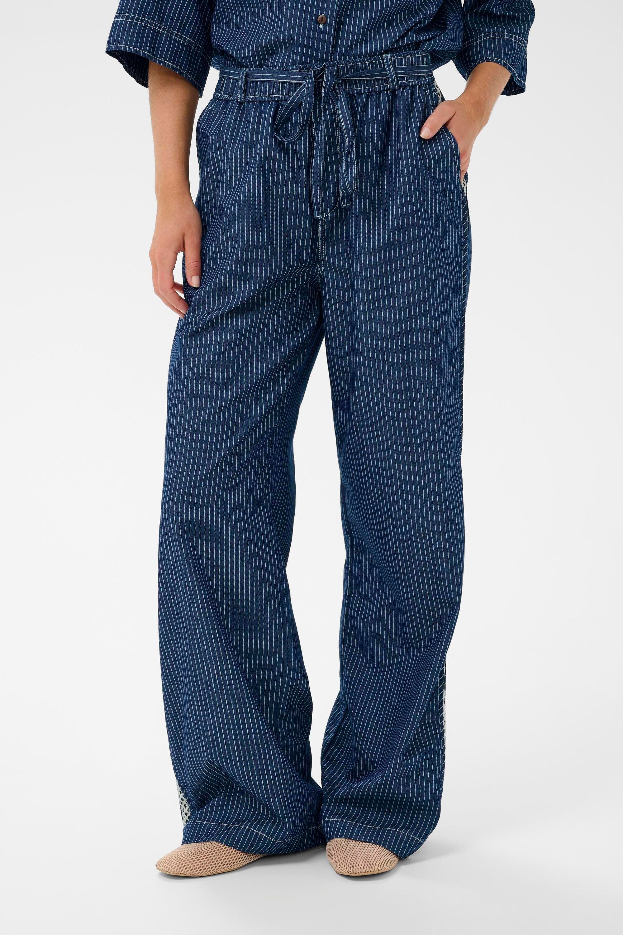 Cream Stoffhose Casual Hose CRAgate