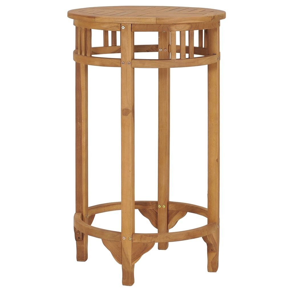 Ø Esstisch cm Teak vidaXL 60 Bartisch Massivholz