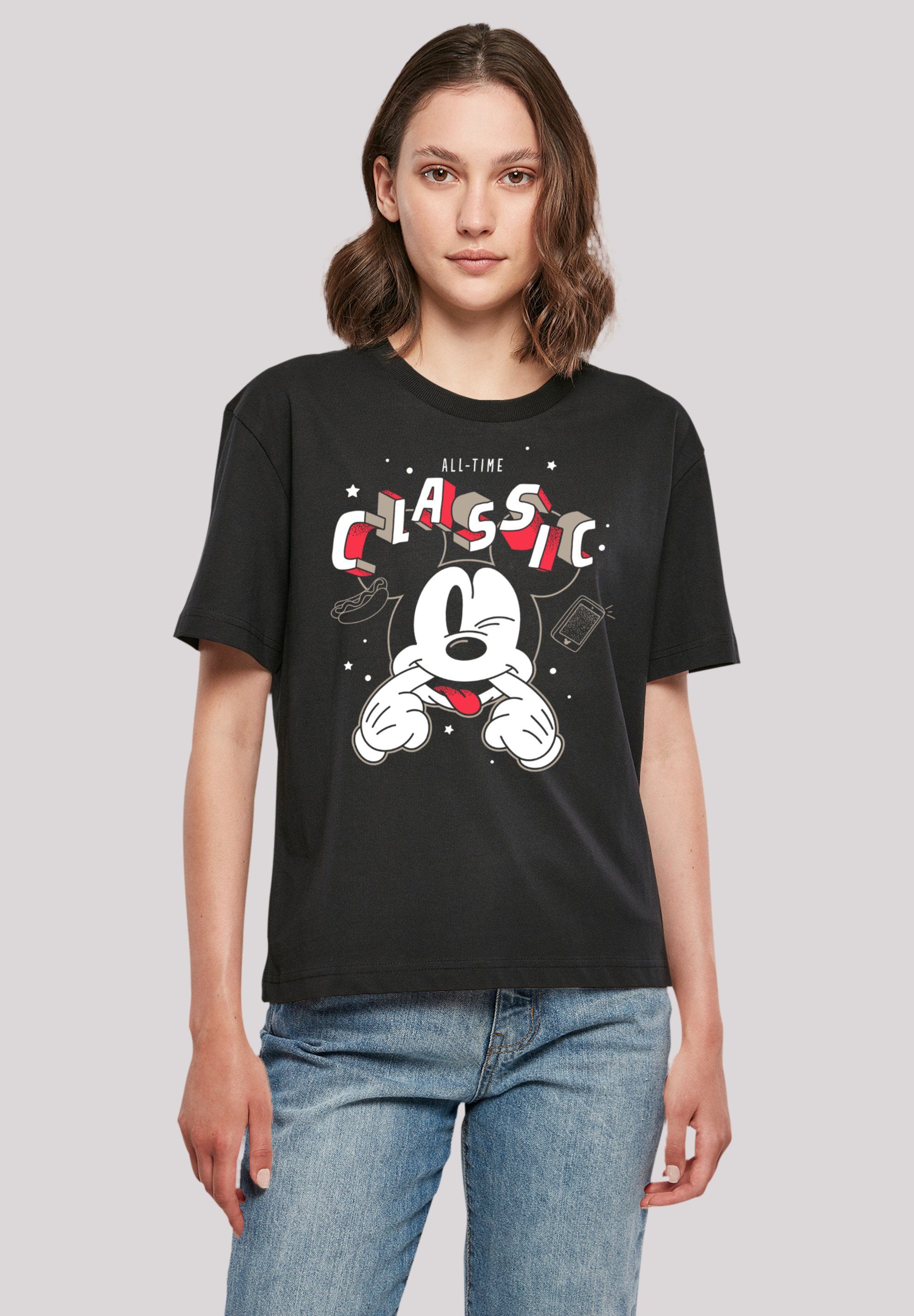 All Maus Disney Premium T-Shirt vielseitig und Time Classic Qualität, Komfortabel F4NT4STIC Micky kombinierbar