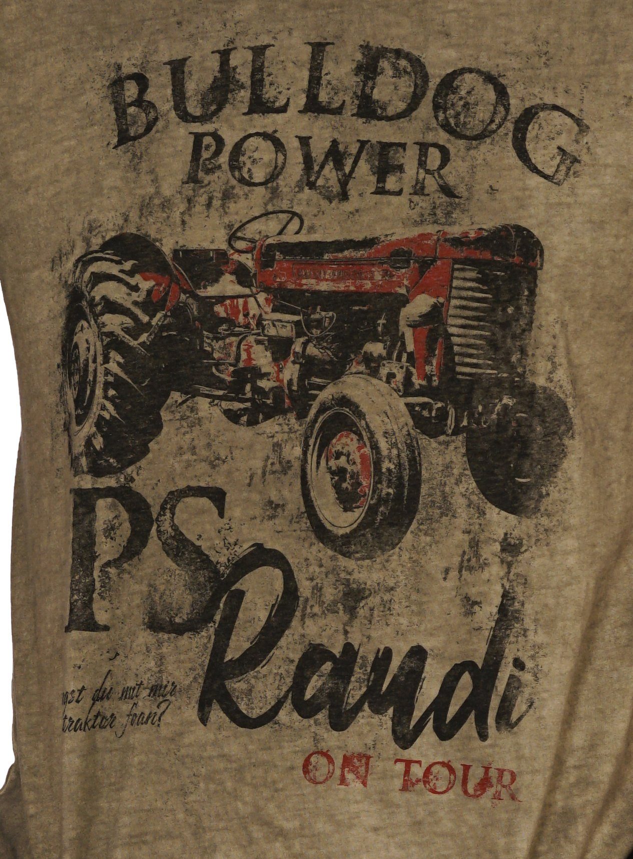 Power Raudi Tour Bulldog Khaki Soreso® on PS Trachtenshirt