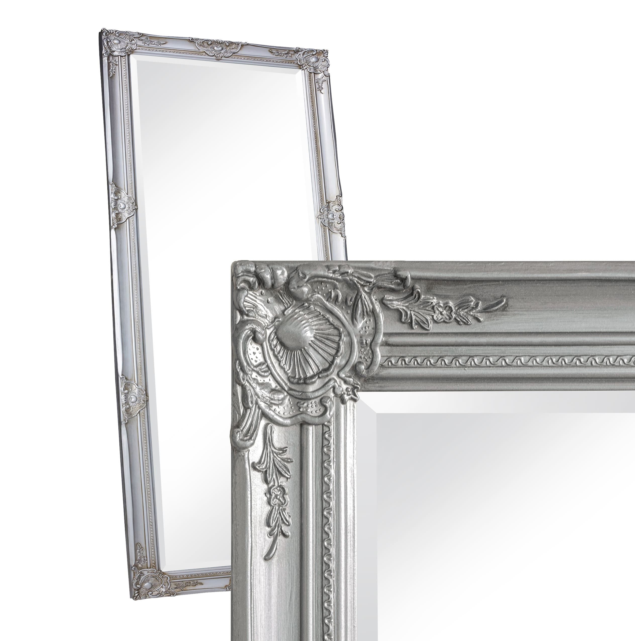 dasmöbelwerk Wandspiegel Wandspiegel Barock Silber 180x80 günstig online kaufen