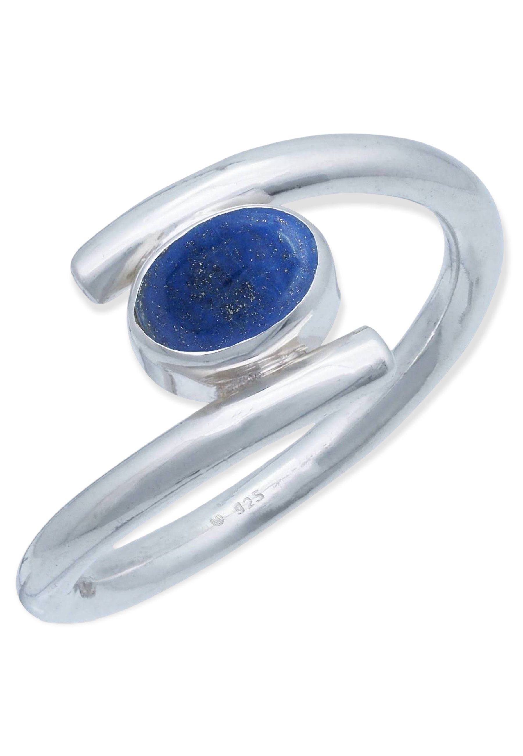 Silber 925er Lapis Silberring mit Lazuli mantraroma