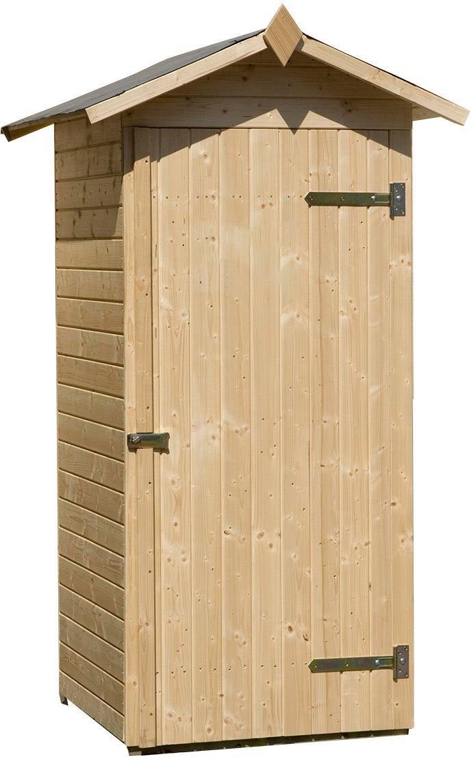 Satteldach, Geräteschrank weka Garten-/Terrassenschrank 351 14mm Gr.1