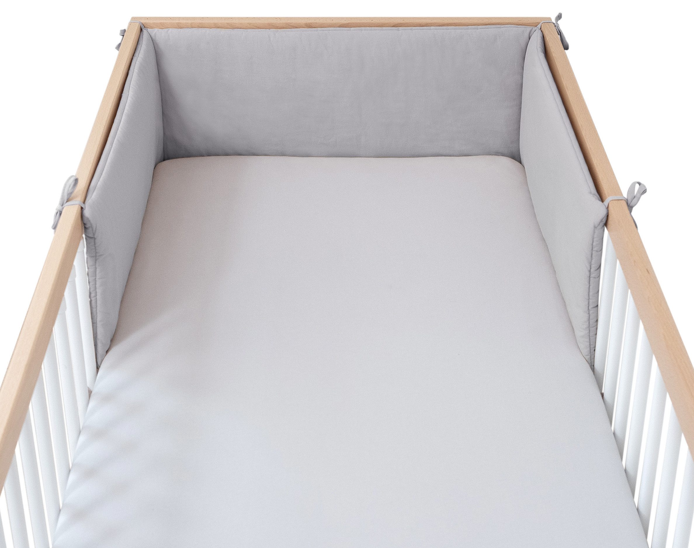 Bettumrandung Bettumrandung Babybett aus Bio-Baumwolle