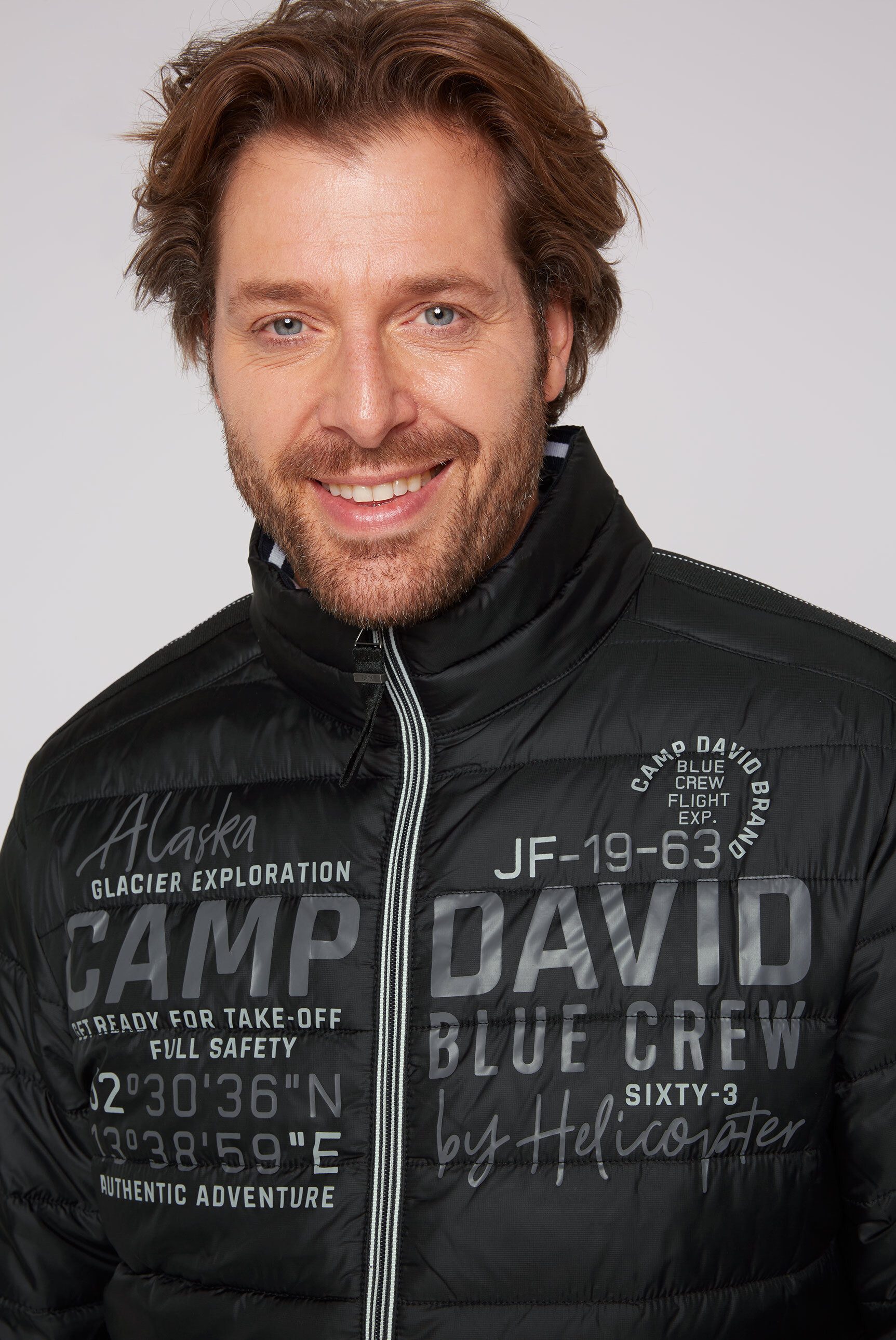 CAMP DAVID Outdoorjacke mit elastischem Saumabschluss