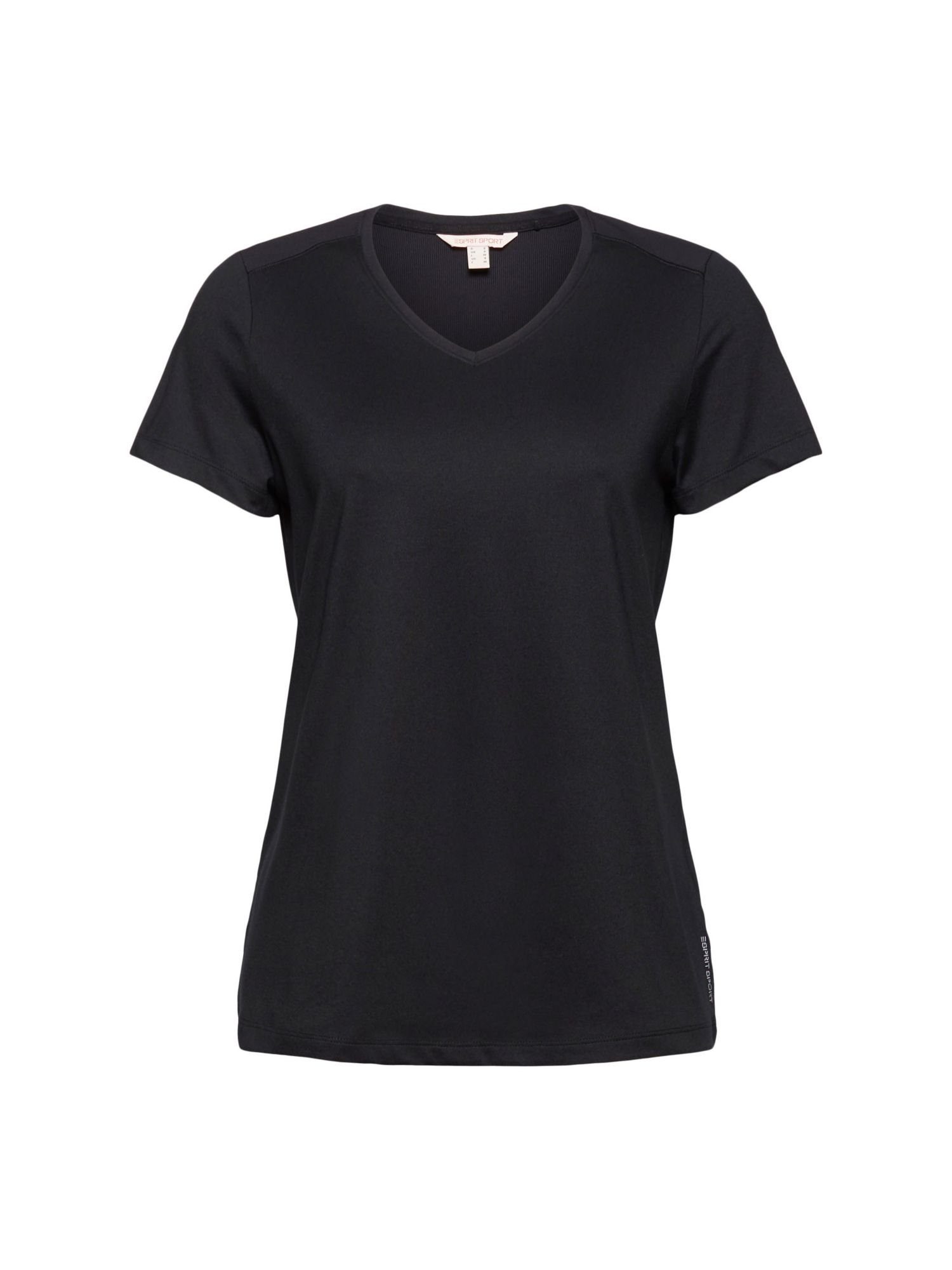 esprit sports T-Shirt Recycelt: Active-T-Shirt mit E-DRY (1-tlg) black