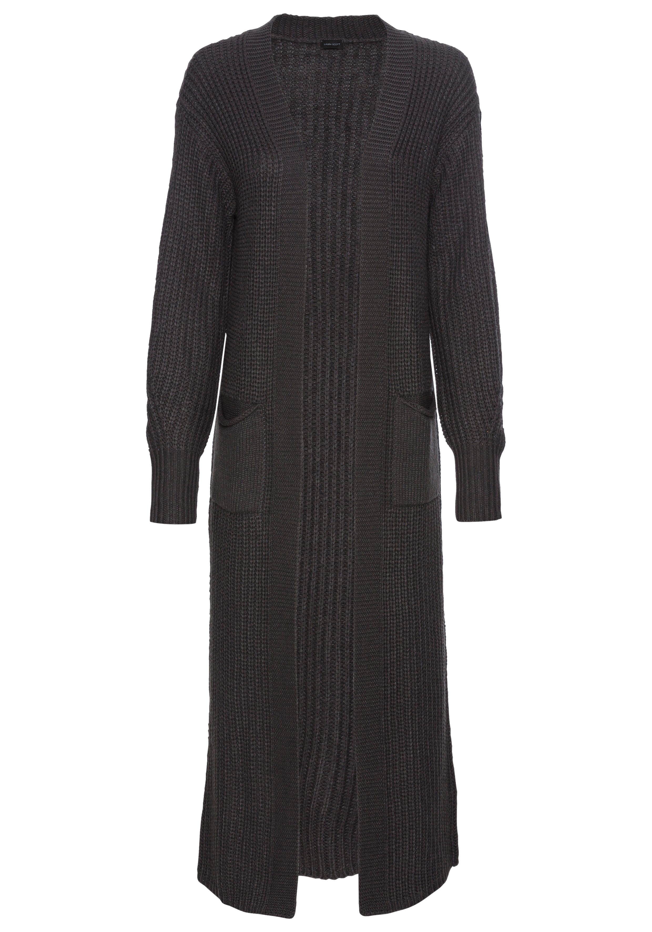 Longstrickjacke