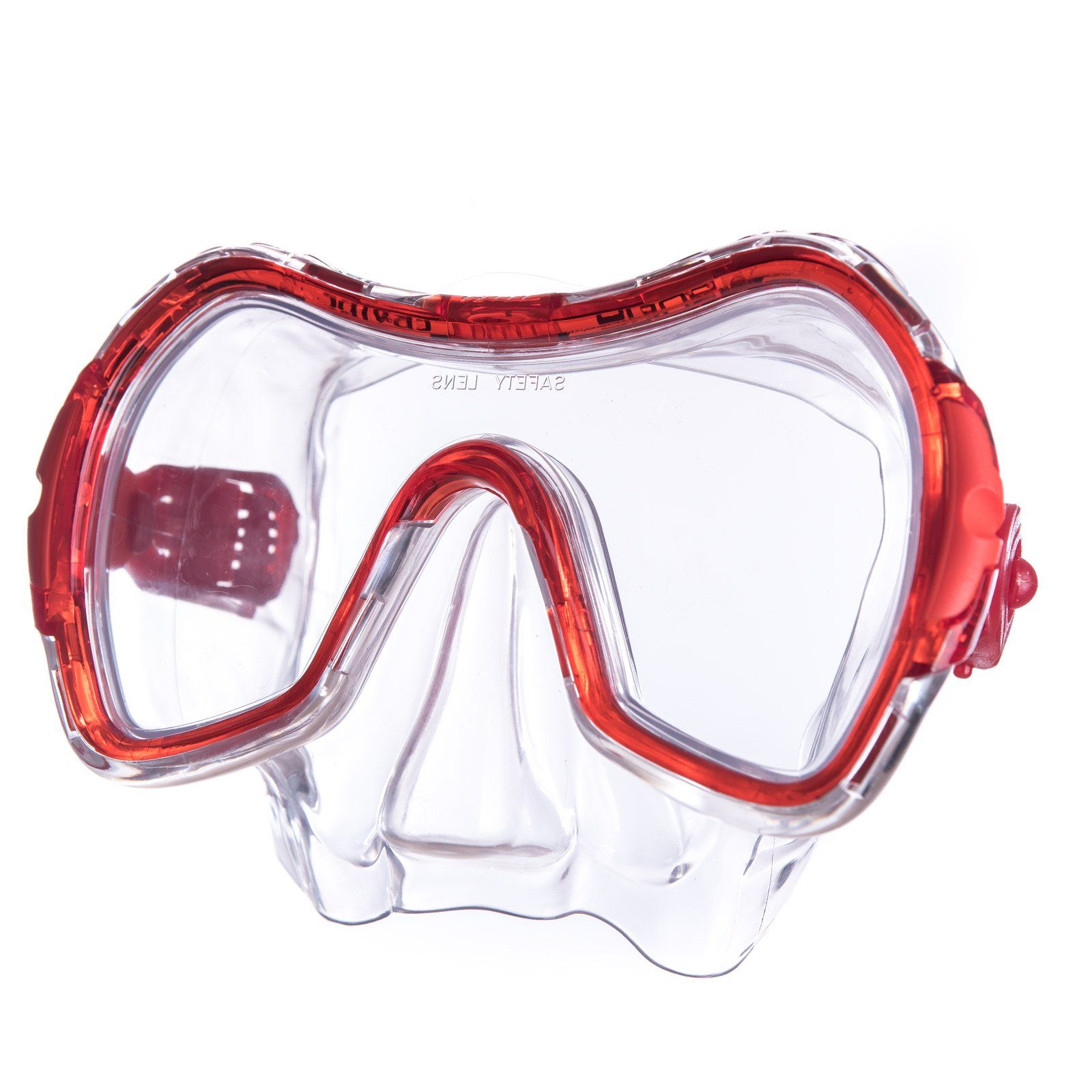 Salvas Schwimmbrille Jugend Tauchmaske Drop Schnorchel, Taucher Schwimm Brille Maske Mit Nase Rot | Brillen