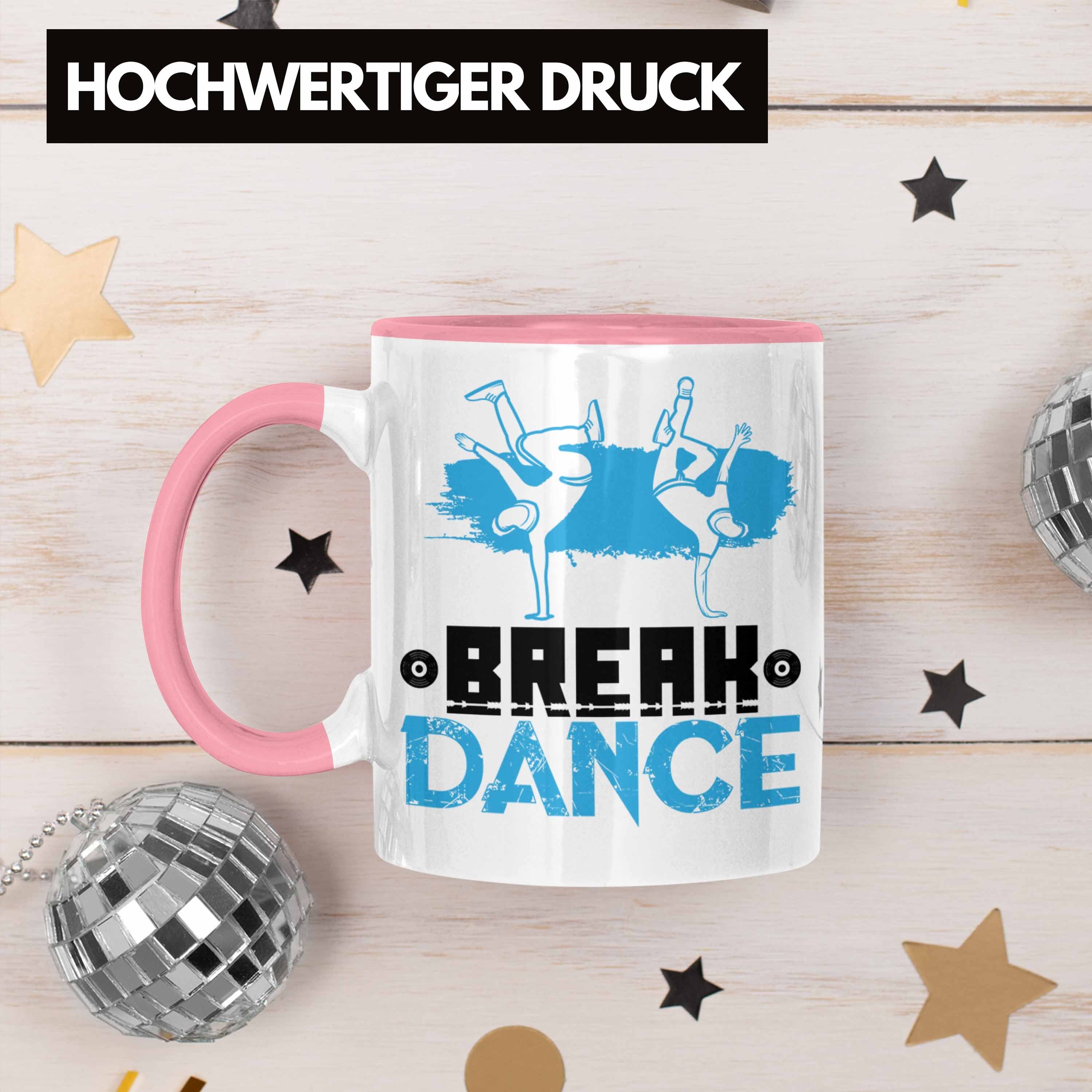 Geschenkidee Breakdancer - Geburtstag Trendation Break-Dance Tasse Geschenk Trendation Jungs Rosa Weihnachten Tasse