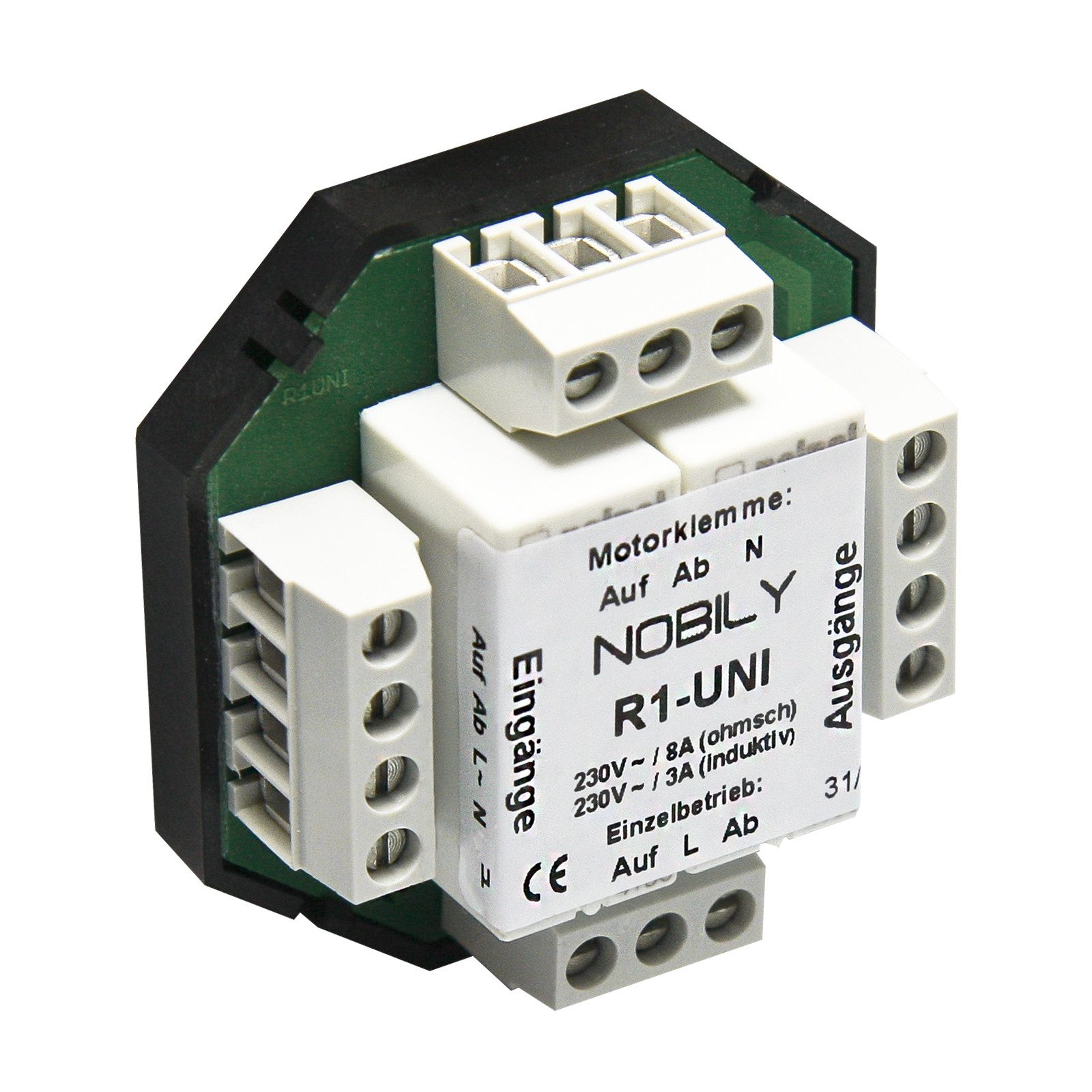 Nobily Rollladen-Trennrelais (für 2 Motore) Trennrelais R1-Uni-230, (1-St)