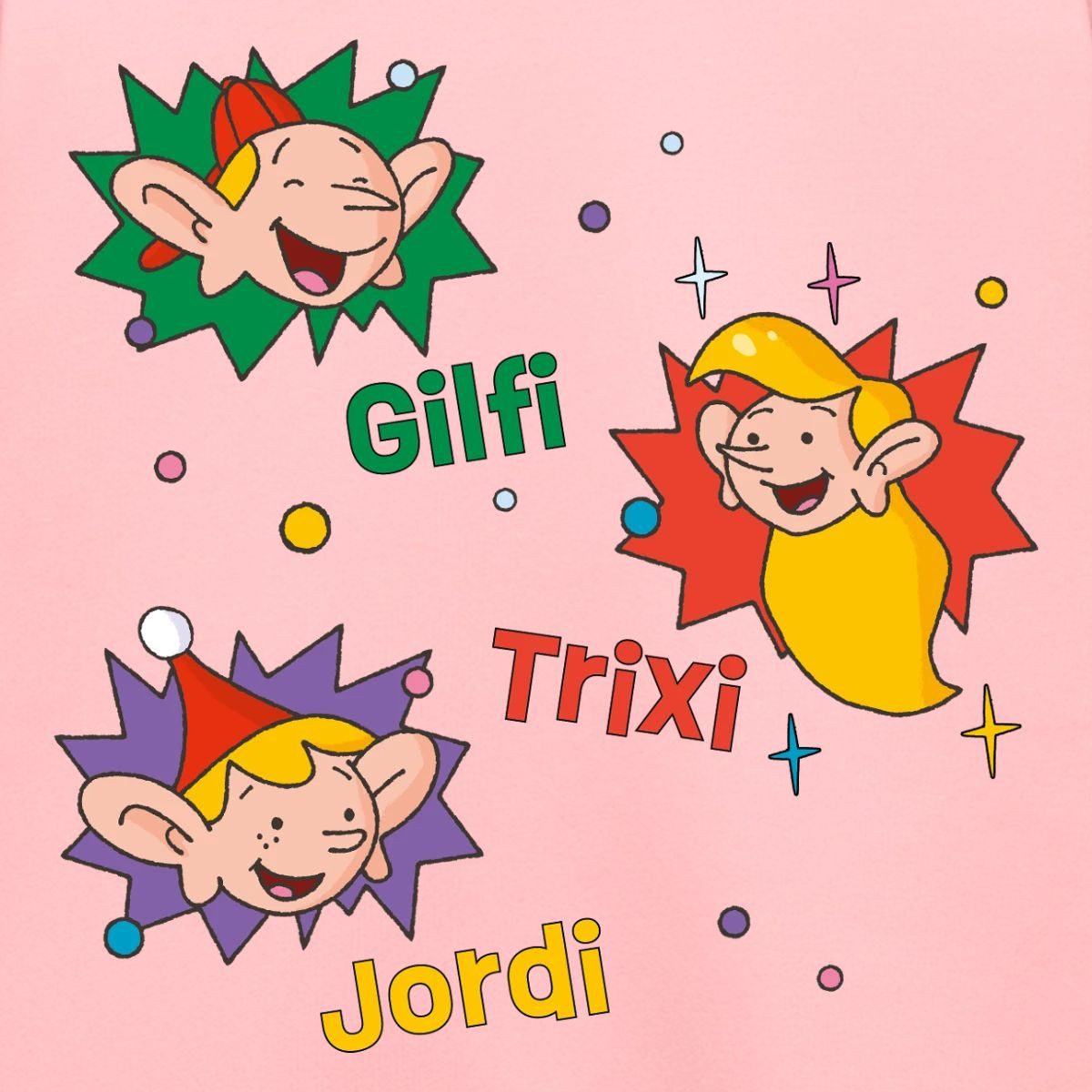 Spreadshirt Sweatshirt Weihnachtsmann & Co. KG Gilfi, Trixi Und Jordi Kinder Premium Pullover (1-tlg)