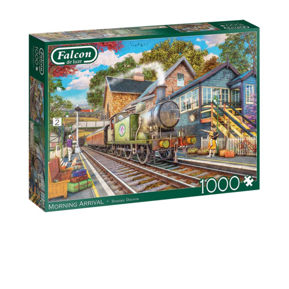Jumbo Spiele Puzzle Morning Arrival 1000 Teile Puzzle, 1000 Puzzleteile, Made in Europe