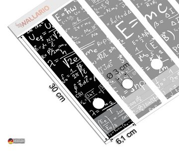 Wallario Etiketten Mathematische Formeln  Relativitätstheorie, Ordnerrücken-Sticker in verschiedenen Ausführungen