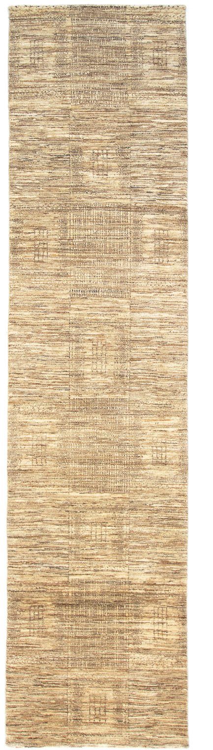 Wollteppich Teppich handgeknüpft 18 mm, handgeknüpft Gabbeh rechteckig, natur, morgenland, Höhe: