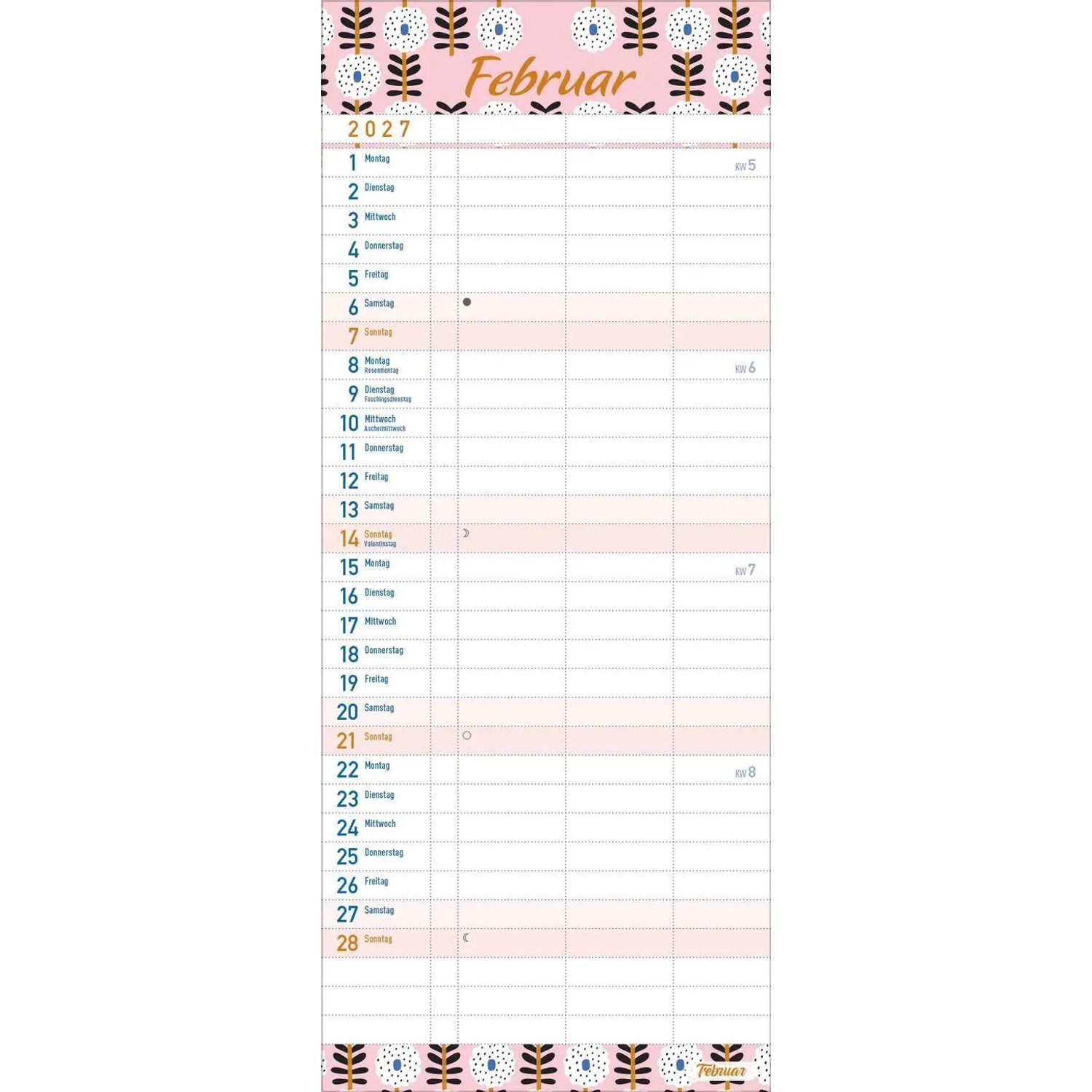 Korsch Verlag Familienkalender Familientimer Wir planen das! 2027