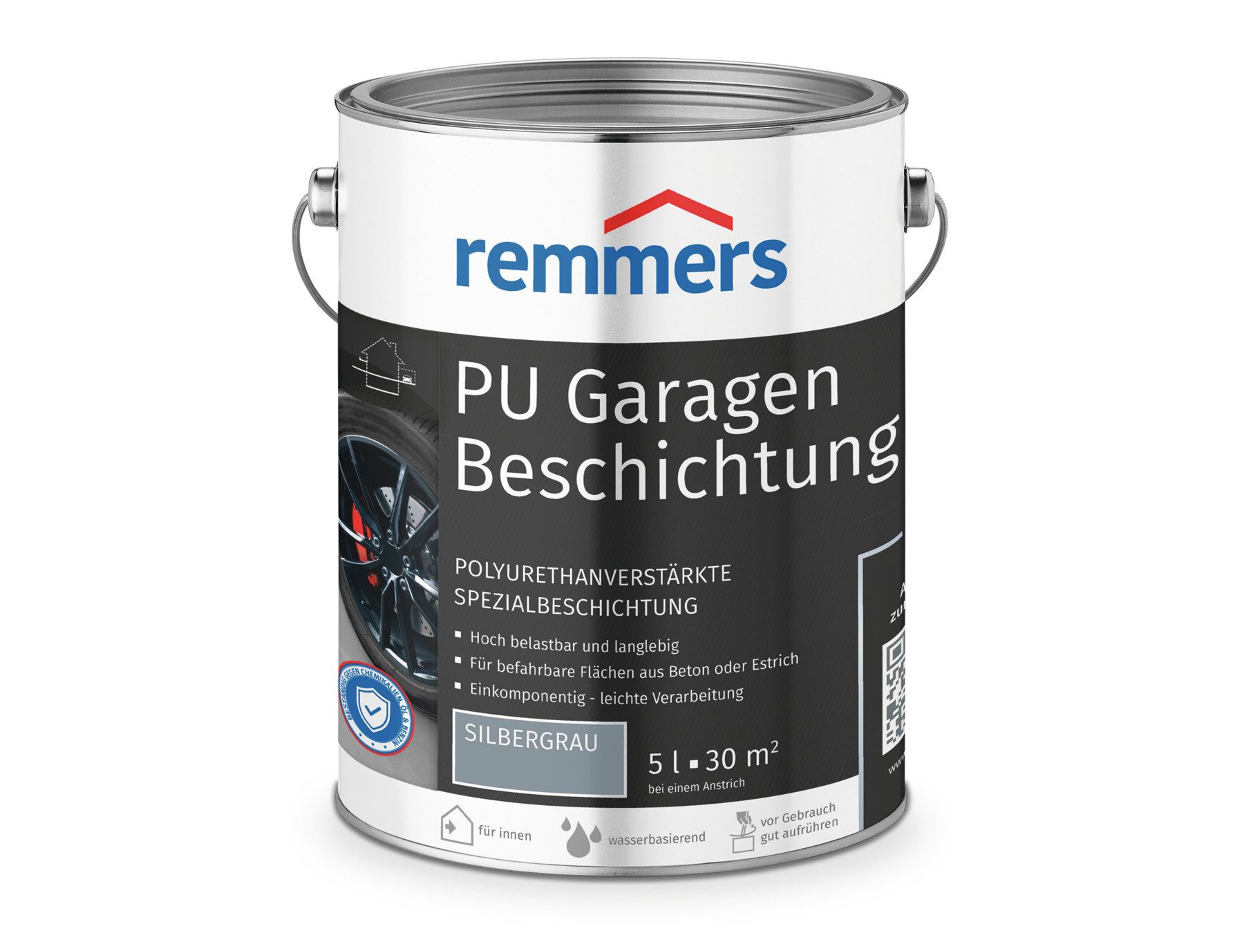 Remmers Bodenversiegelung PU Garagenbeschichtung anthrazit 5 Liter
