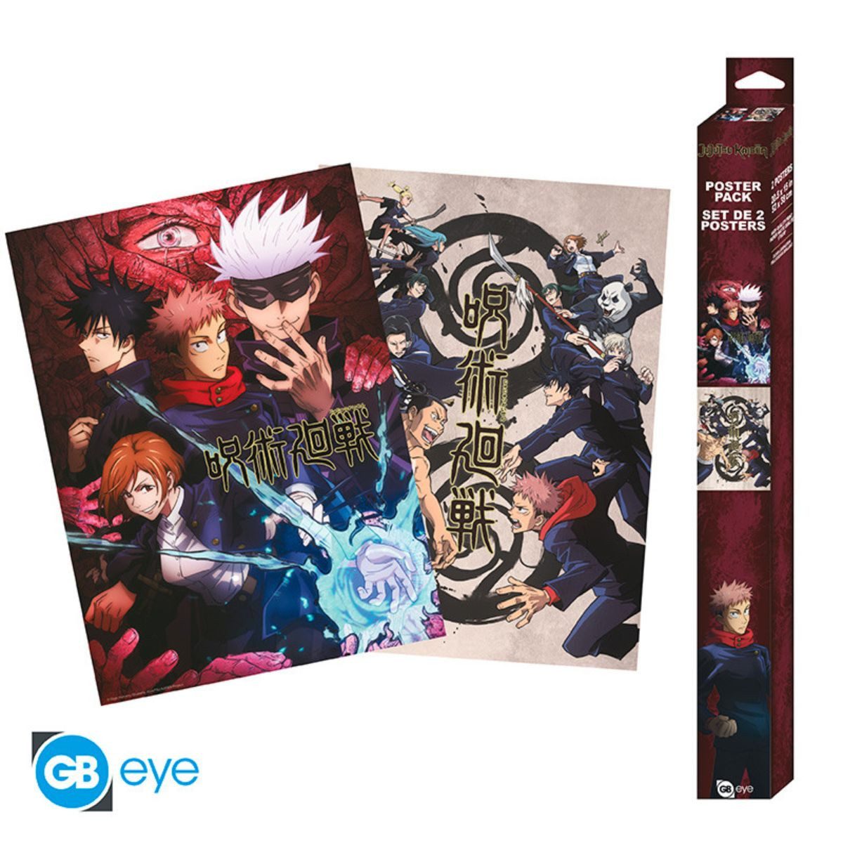ABYstyle Poster Jujutsu Kaisen Set 2 Posters Chibi 52X38 Group And Schools günstig online kaufen