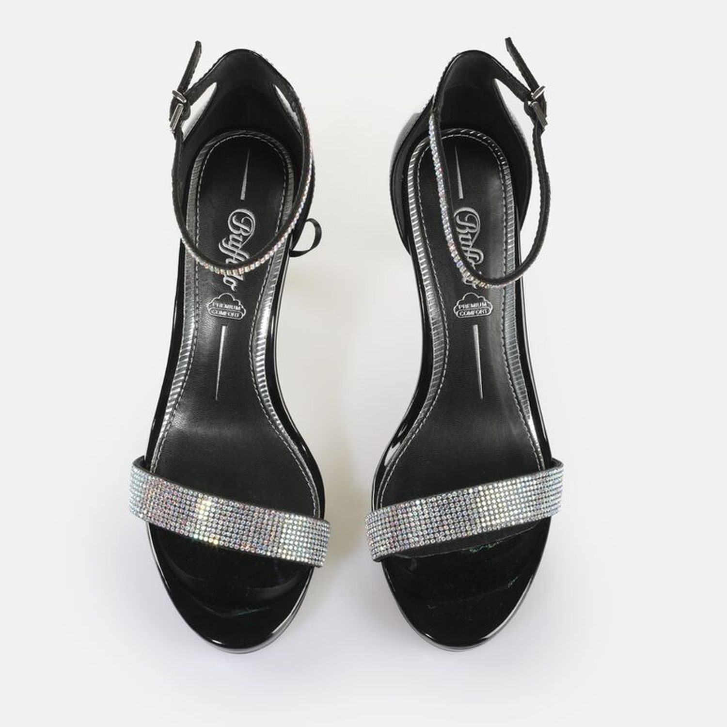 Buffalo Buffalo Monroe 2 Schwarz-Silber 40 Pumps günstig online kaufen