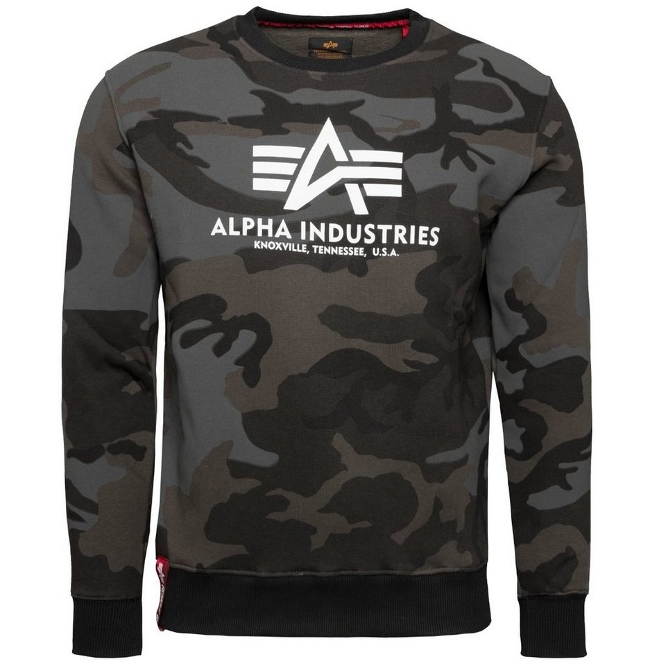 Alpha Industries Sweatshirt Basic Sweater Camo Herren