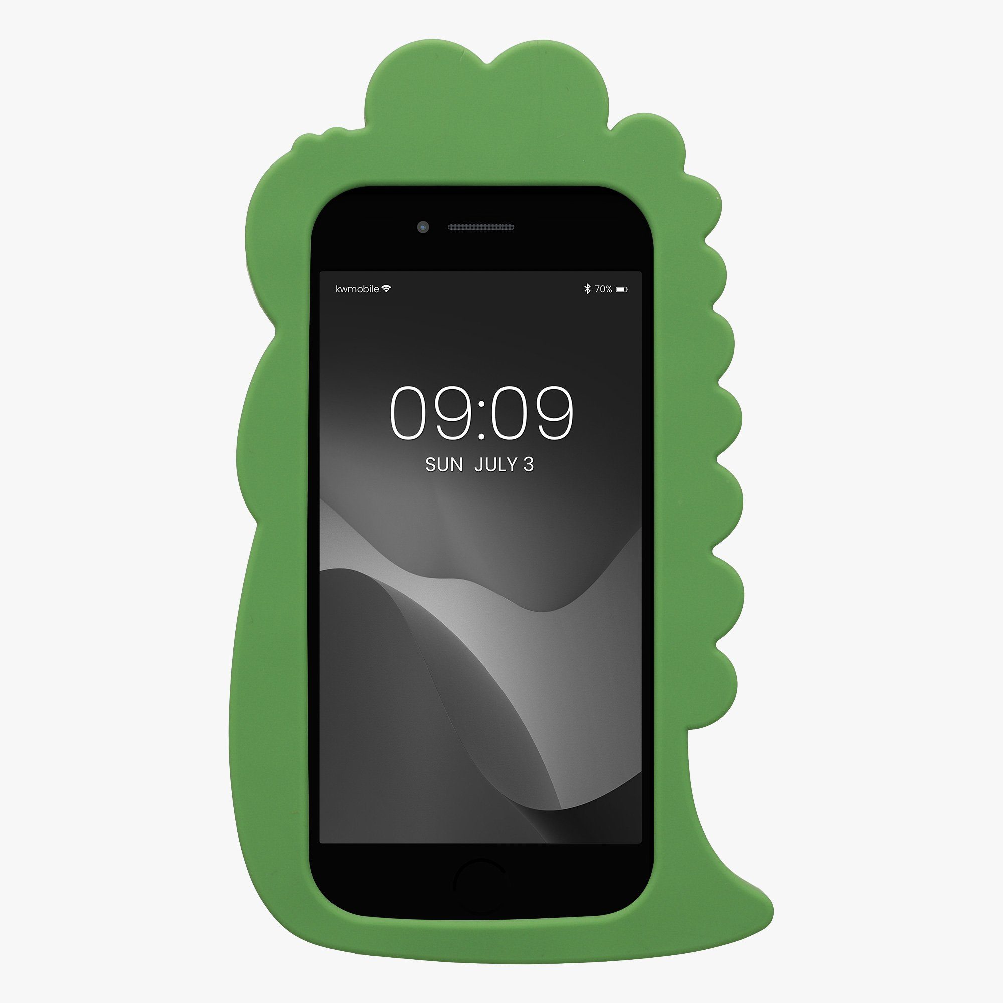 Case für Silikon SE Apple Design Dinosaurier kwmobile Handy iPhone 8 Handyhülle Schutzhülle Süßer Hülle / Cover 7, - /
