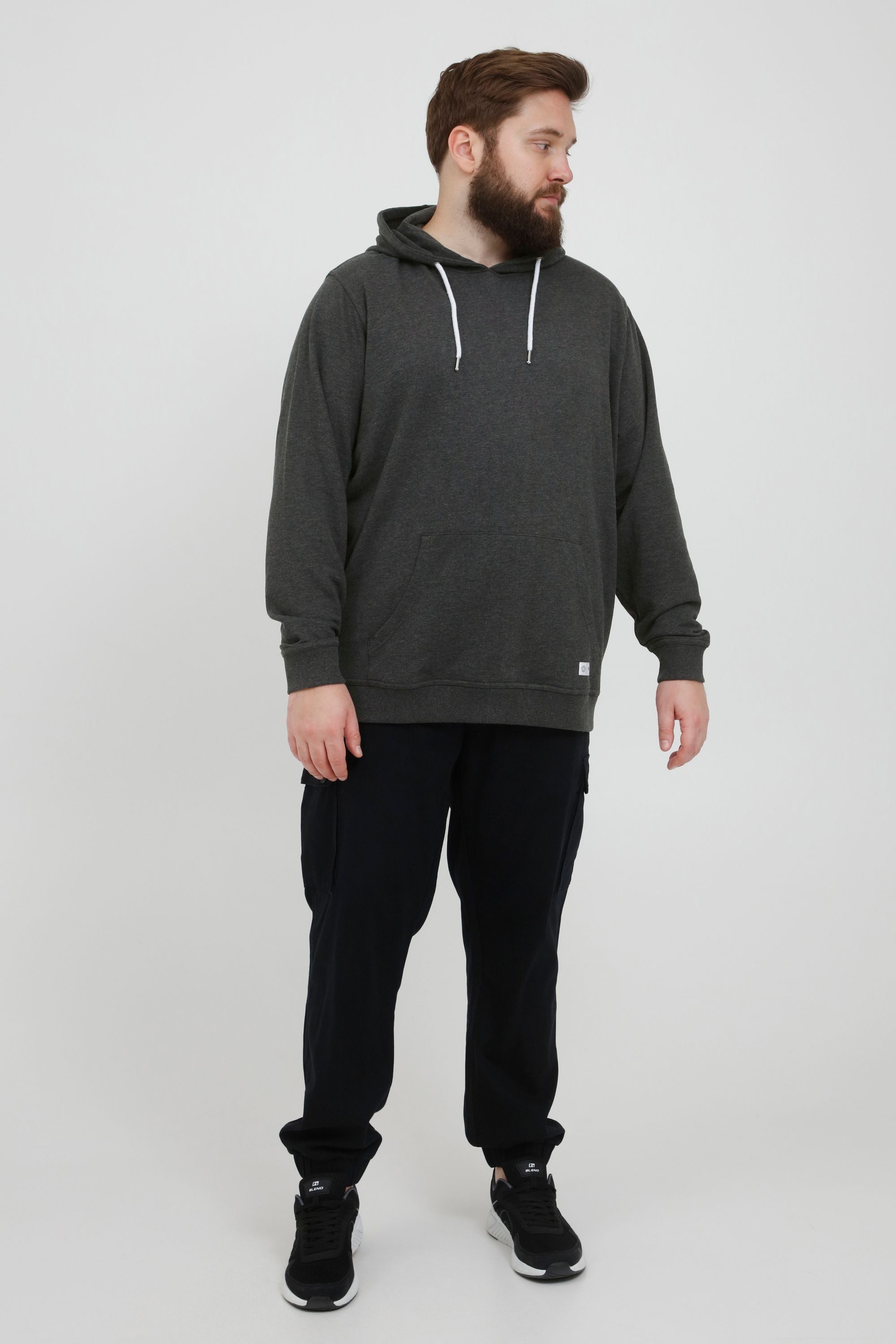 !Solid Hoodie SDTammo Big & Tall Basic Sweatshirt mit Kapuze in großen Größ günstig online kaufen