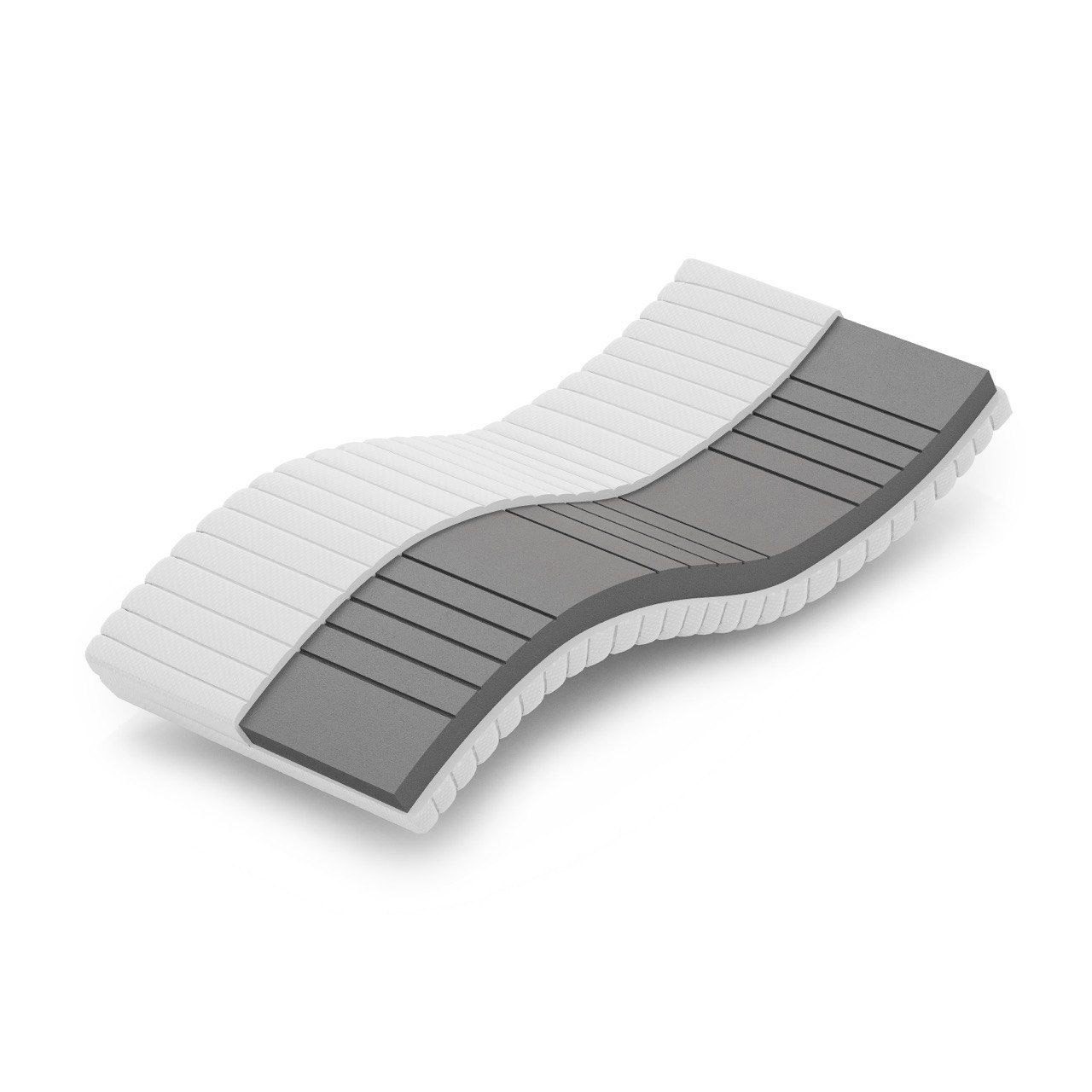 Kaltschaummatratze Betten-ABC KSP-500 XXL in Härtegrad H4, Betten-ABC, 16 cm hoch, Feuchtigkeits- und temperaturregulierend,ergonomische Anpassung