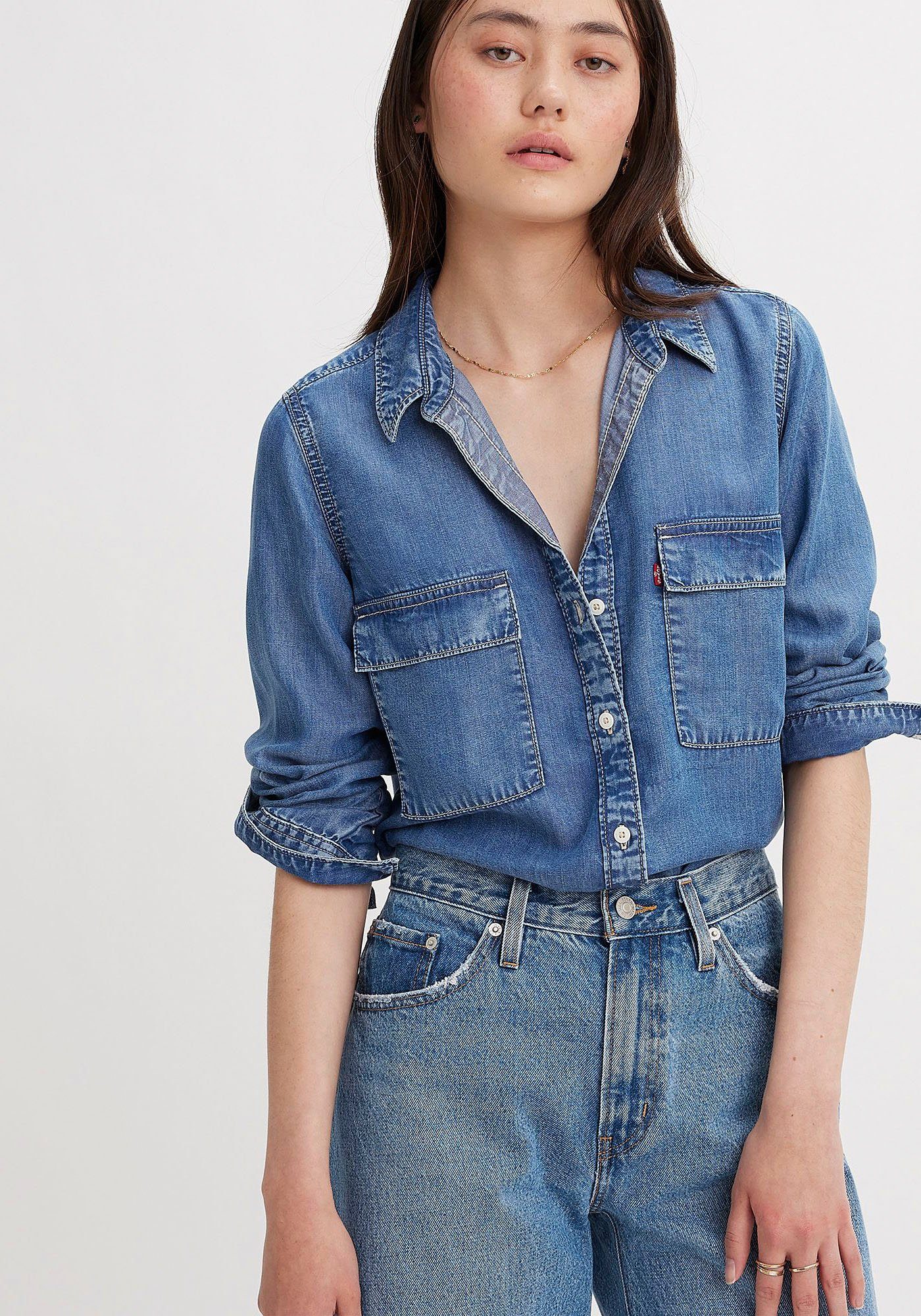 Jeansbluse DOREEN UTILITY SHIRT DA