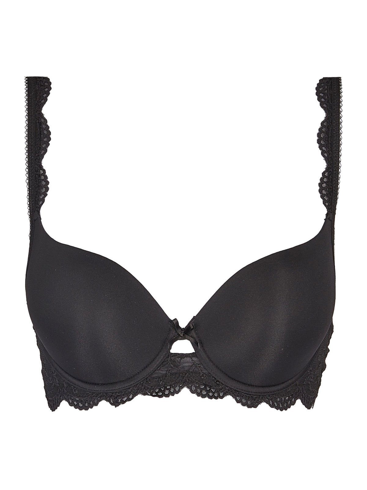 Nina Von C. Dirndl-BH Push Up Dirndl BH Silver Edition (Stück, 1-tlg) weiche Push Up-Schale, Rückensteg aus tüllverstärkter Stickereispitze