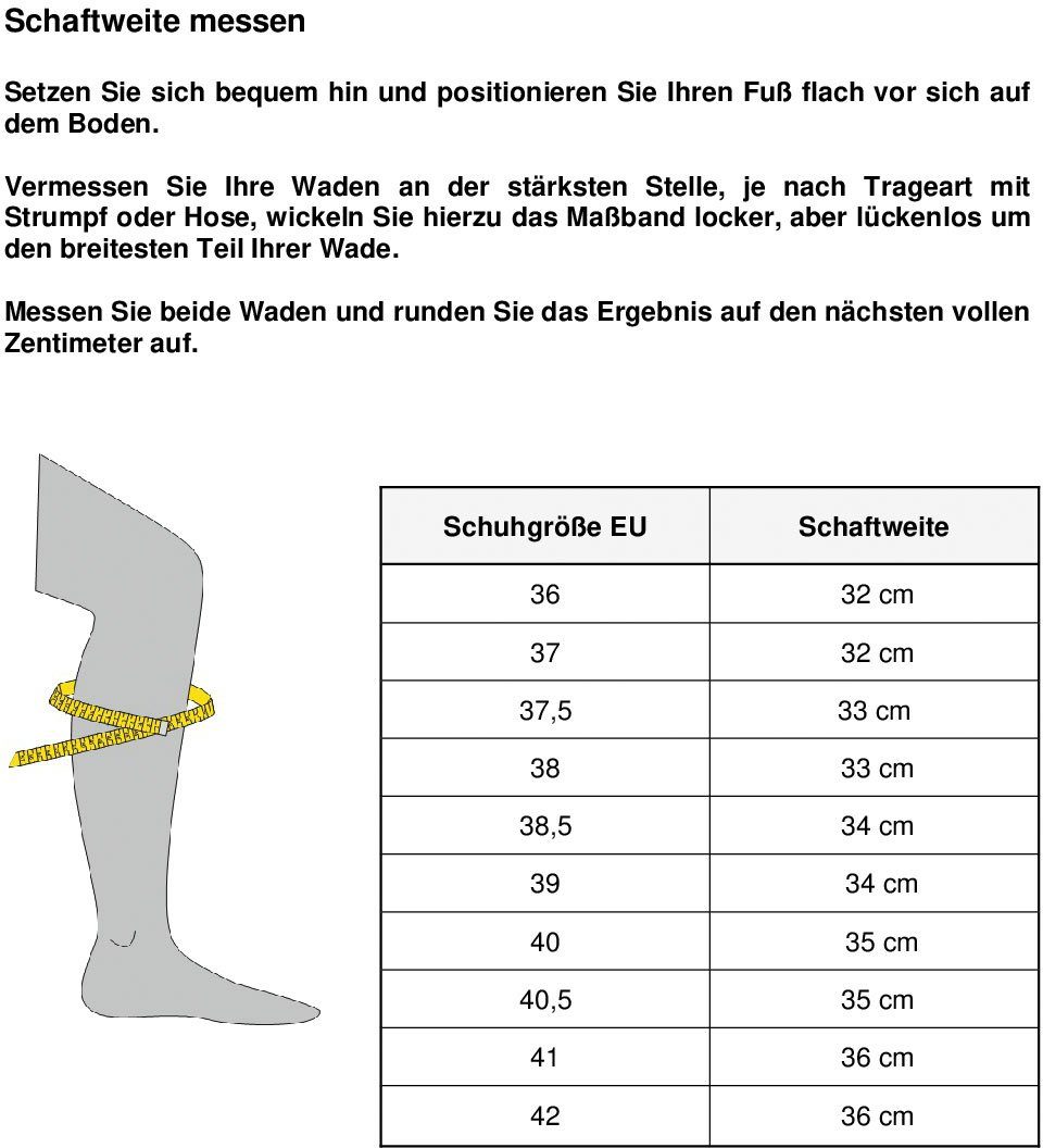 XS in Schlupfstiefel Linie, Schaft Caprice klassischer brandy