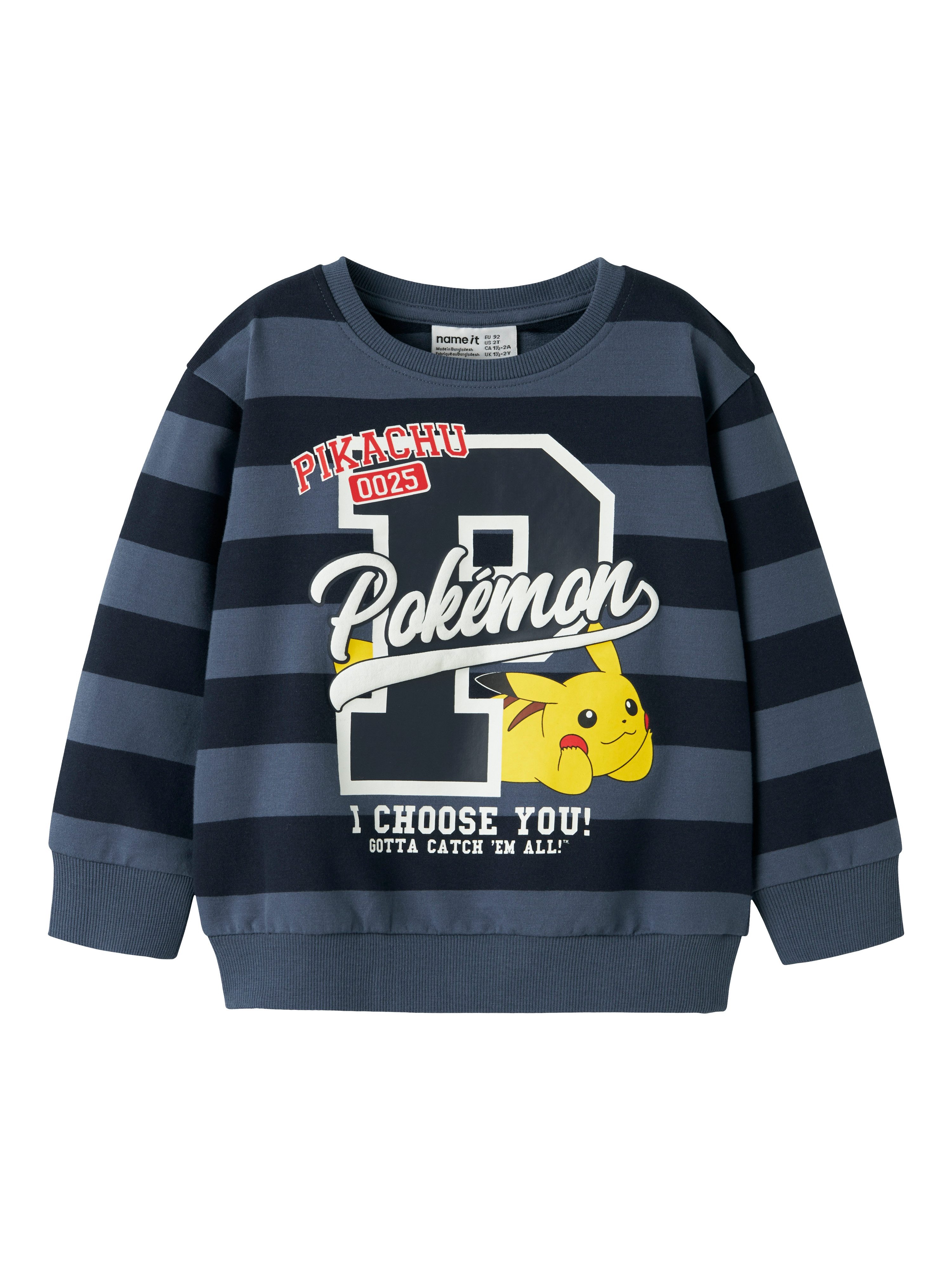 Name It Sweatshirt NMMJOSEF POKEMON NREG SWEAT UNB SKY Baumwollmischung, regular fit