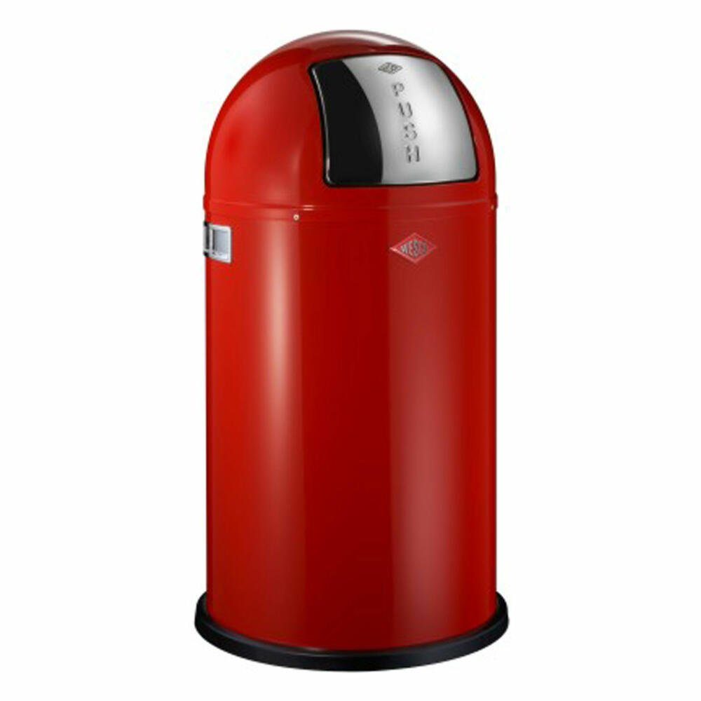 WESCO Mülleimer Pushboy Rot 50 L