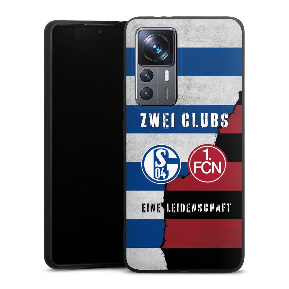 DeinDesign Handyhülle FC Schalke 04 1. FC Nürnberg Freundschaft, Xiaomi 12T Pro 5G Silikon Hülle Premium Case Handy Schutzhülle