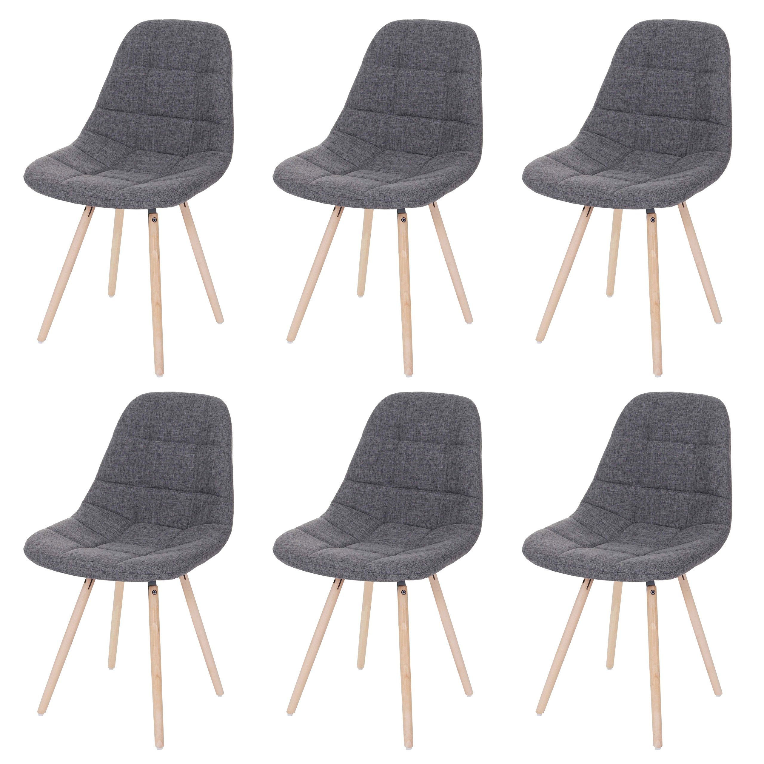 MCW Esszimmerstuhl MCW-A60 II-6 (Set, 6 St), 6er-Set, Kunststoffuntersatz unter den Füßen, Bequeme Sitzpolsterung | Stühle
