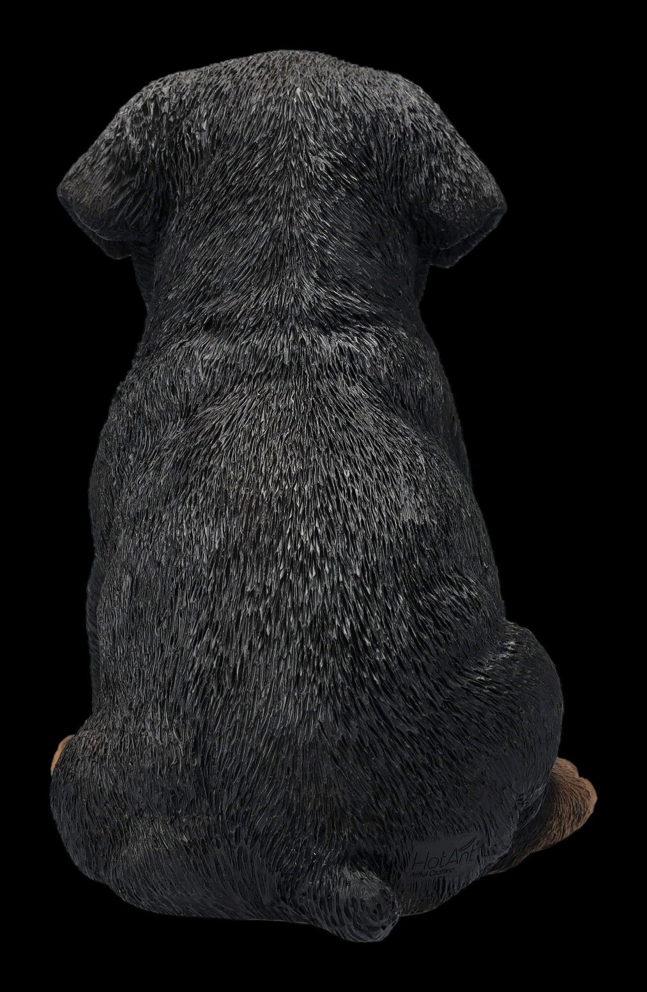 Rottweiler Dekofigur Welpen Hund Tierfigur Figuren Tierdeko Figur - GmbH Shop