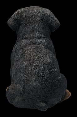 Figuren Shop GmbH Tierfigur Rottweiler Welpen Figur - Hund Dekofigur Tierdeko