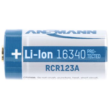 AccuCell CR123 A Li-Ion Akku mit 3,6V-3,7 Volt, 850mAh 4 Stück und LCD-Schnell Akku 700 mAh (3,7 V)