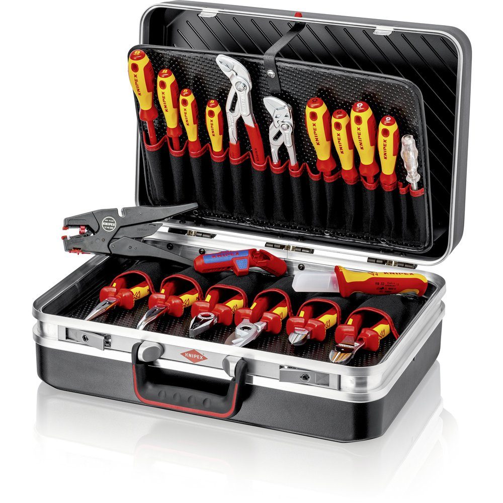 Werkzeugkoffer Knipex 00 21 20 Elektriker Werkzeugkoffer bestückt 20teilig (B x H x