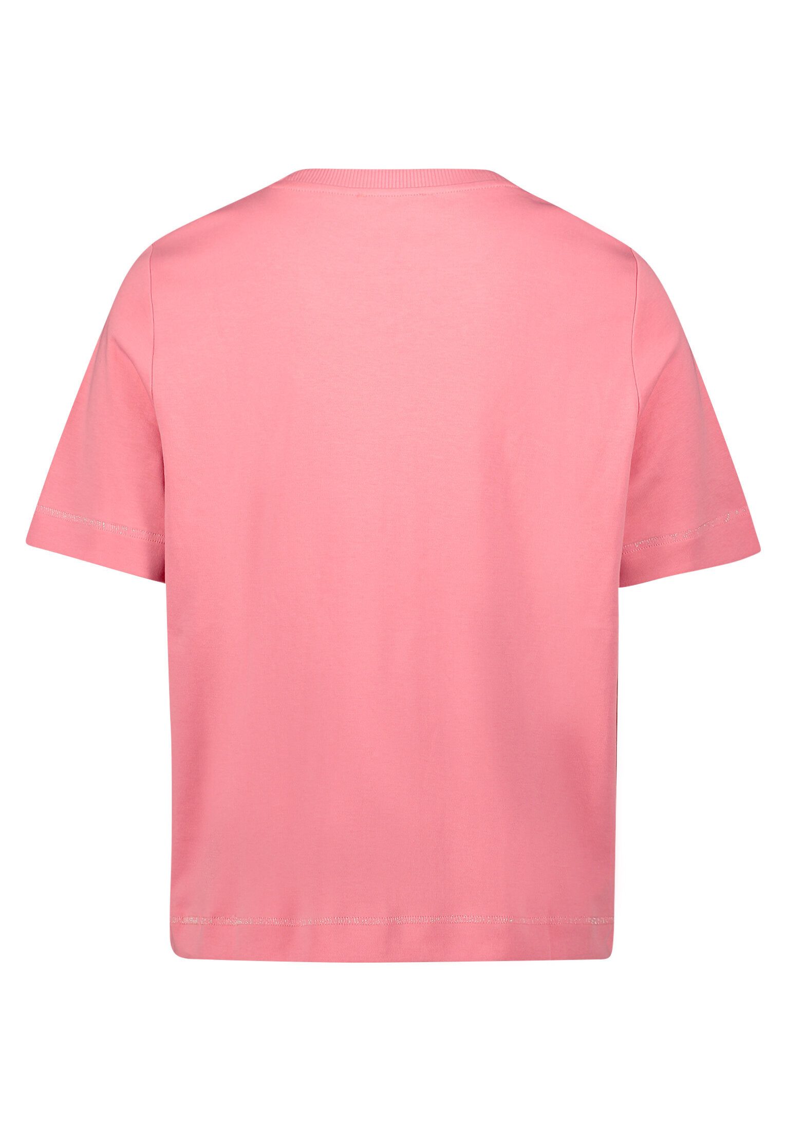 Cartoon Kurzarmshirt Damen mit Stickerei (1-tlg)