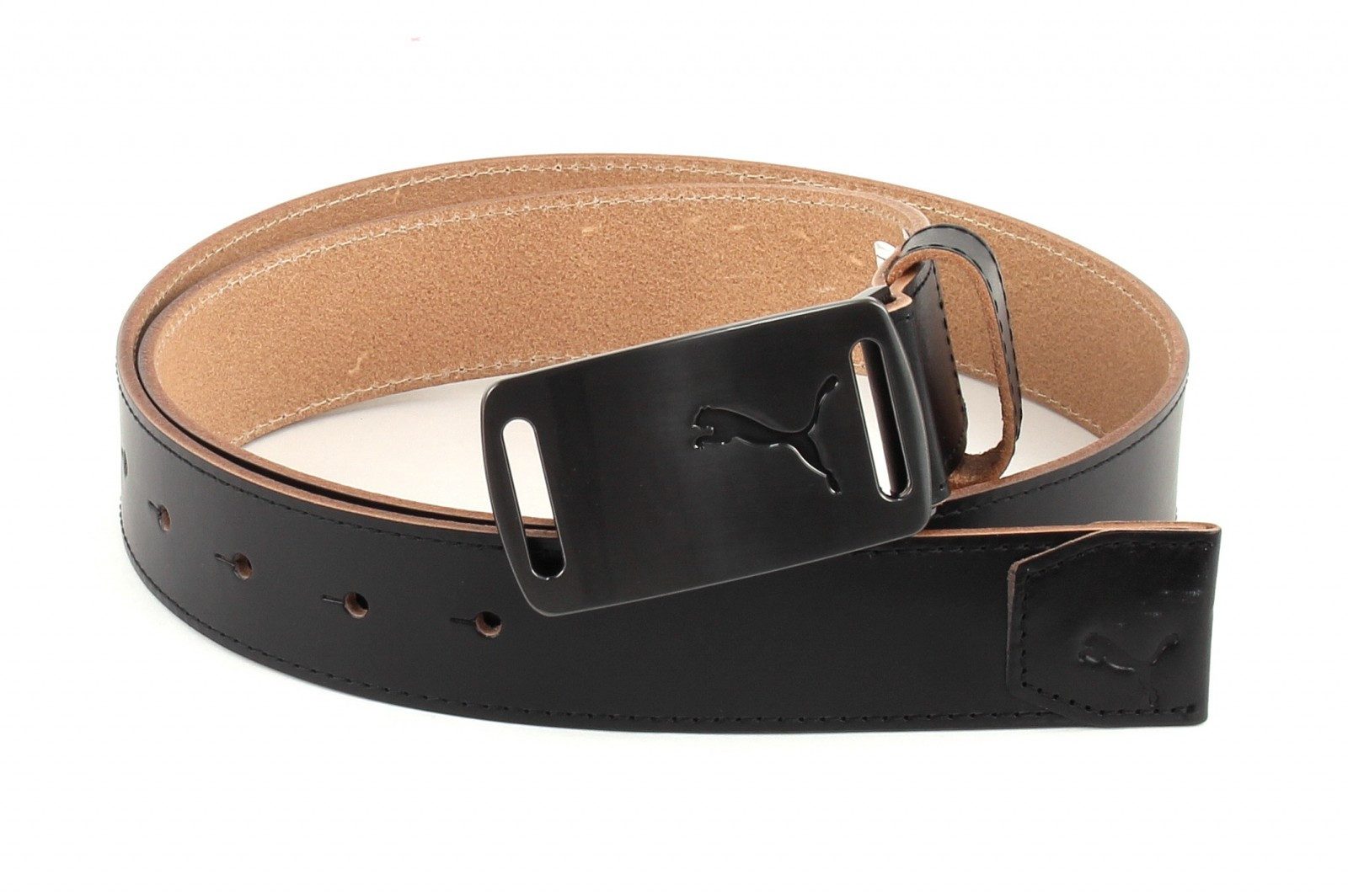 PUMA Ledergürtel Fitted Golf Belt aus echtem Leder