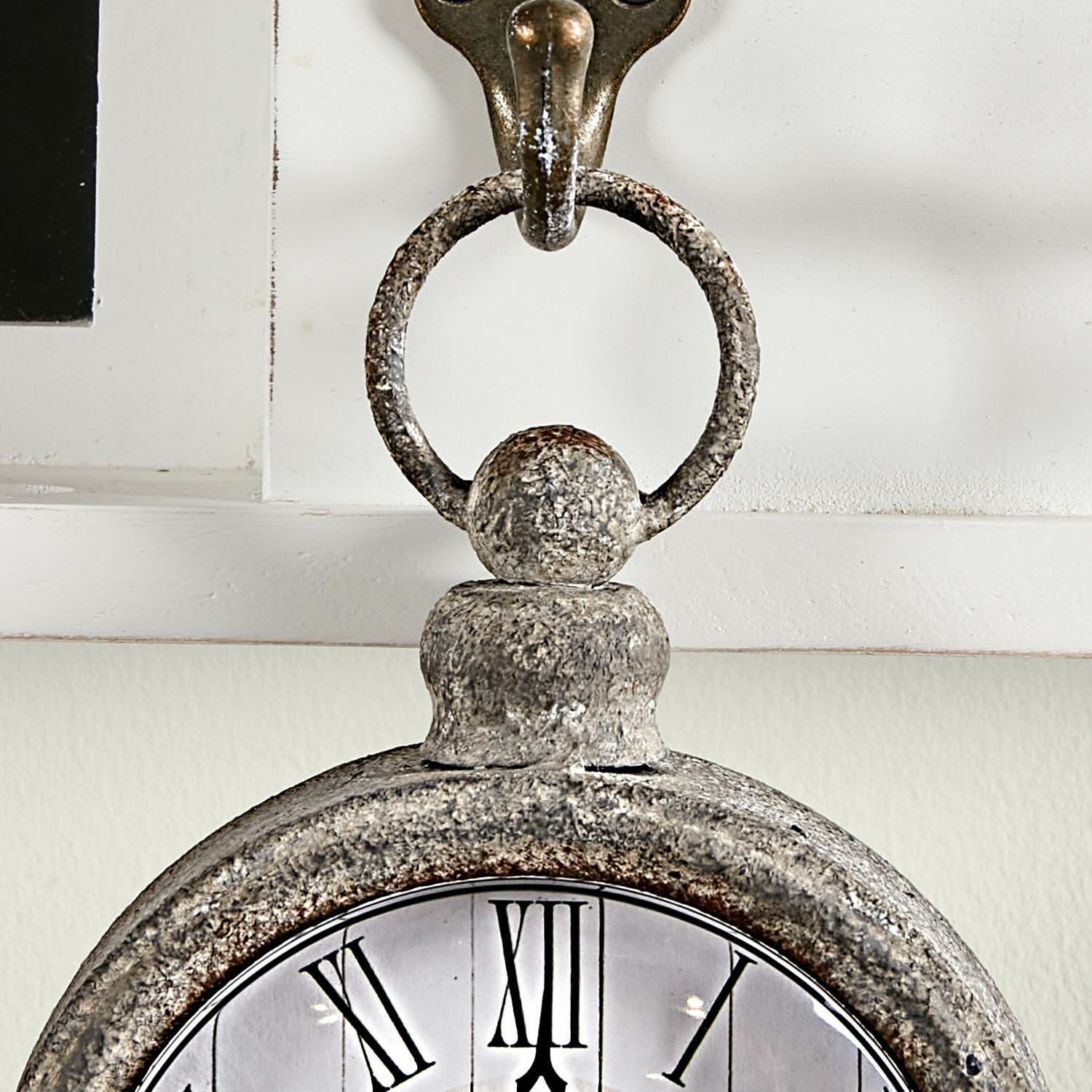 Mirabeau Wanduhr Uhr Vivacique antikgrau