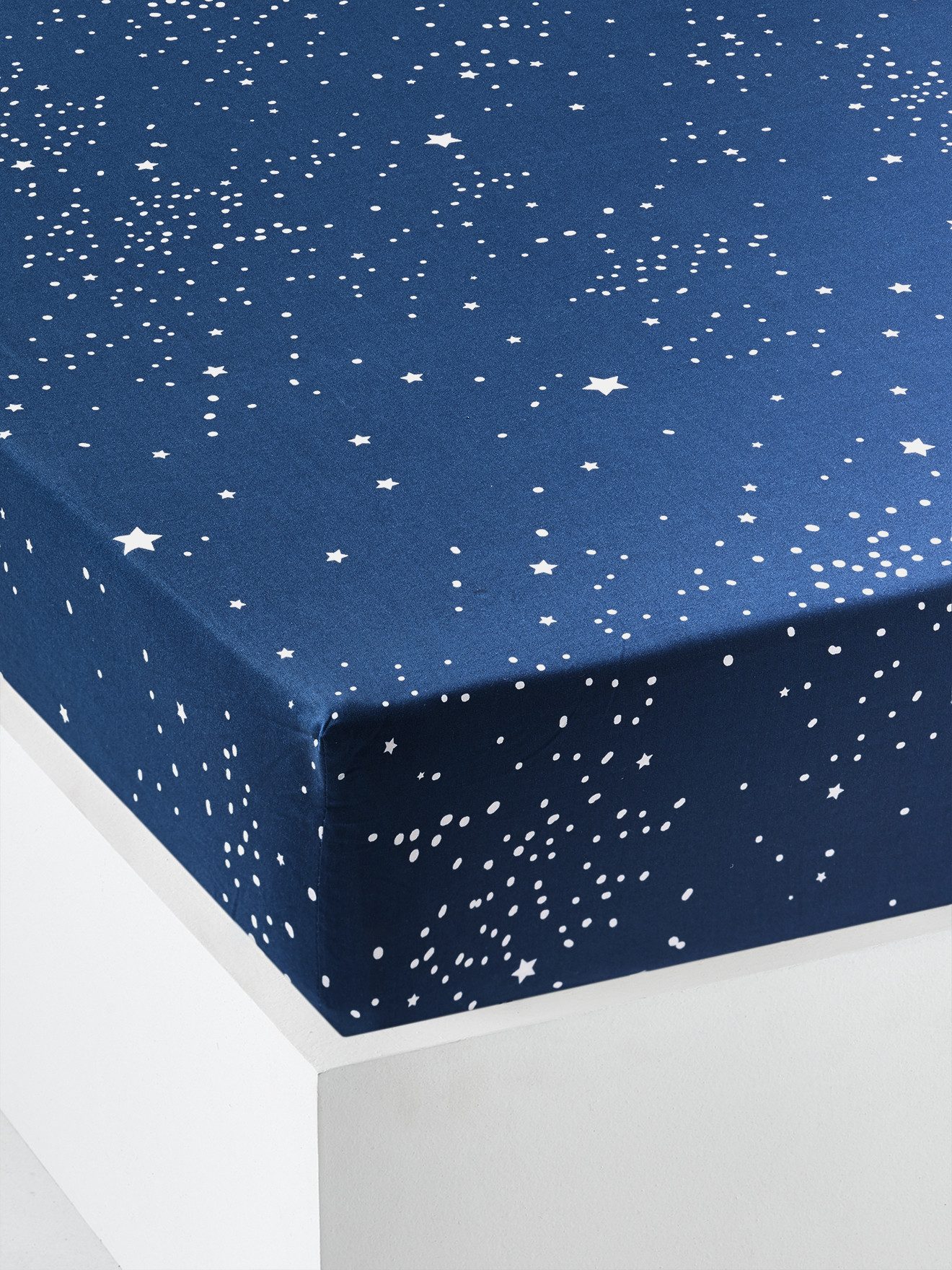 vertbaudet Spannbettlaken Kinder Spannbettlaken POLARSTERN, Baumwolle günstig online kaufen