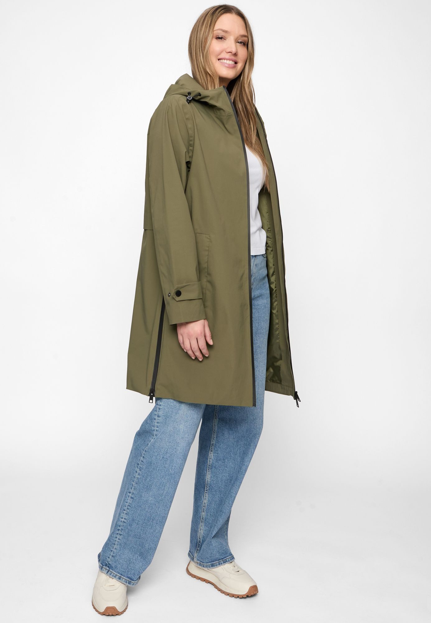 COVERED Funktionsjacke Fabienne L60375CO Kapuze, Winddicht, Wassersäule 10.000mm, Atmungsaktiv 3.000g/m²/24h