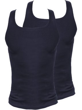KUMPF Achselhemd Herren Unterhemd 2er Pack Bio Cotton (Packung, 2-St) hohe Markenqualität