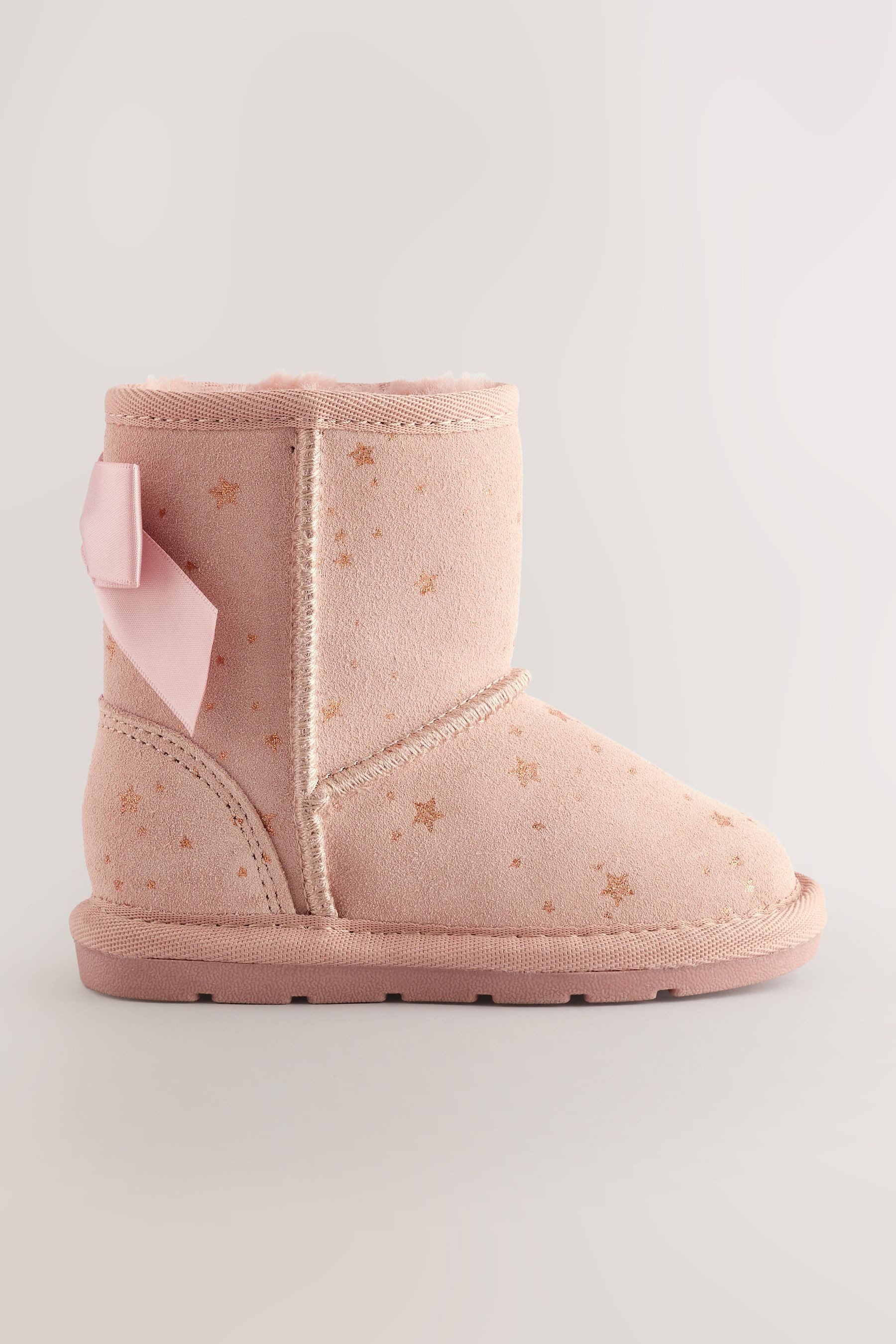 Next Wasserabweisende Schlupfstiefel aus Veloursleder Babystiefel (1-tlg)