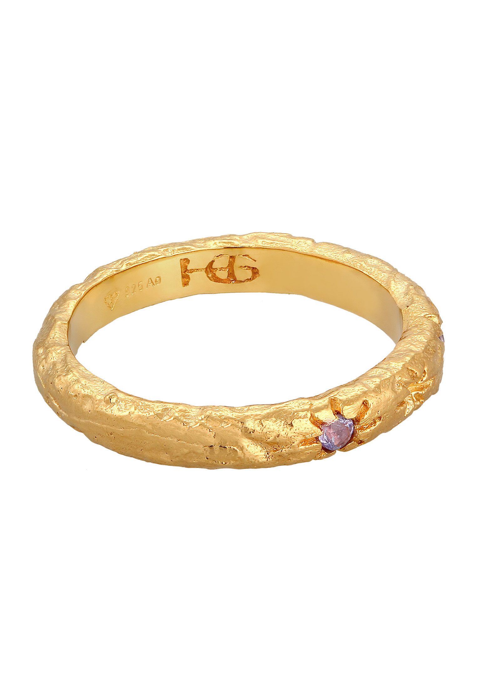 HAZE & GLORY Fingerring Bandring Stern Tansanite - Starlover 925 Silber – Bild 4 von 5
